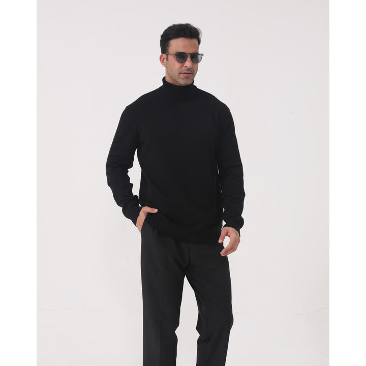 Pull Cameron col roulé slim fit – maille fine douce pour homme