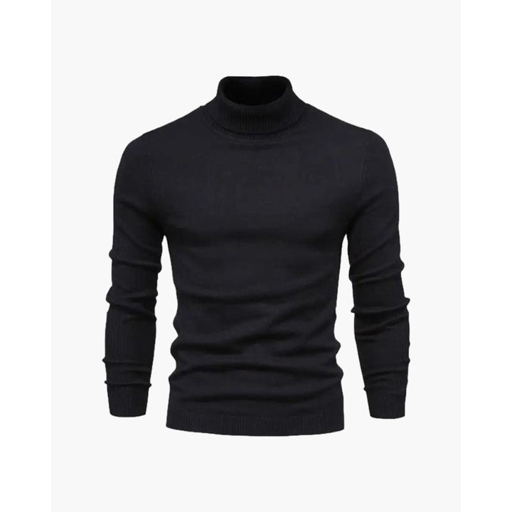 Pull Cameron col roulé slim fit – maille fine douce pour homme