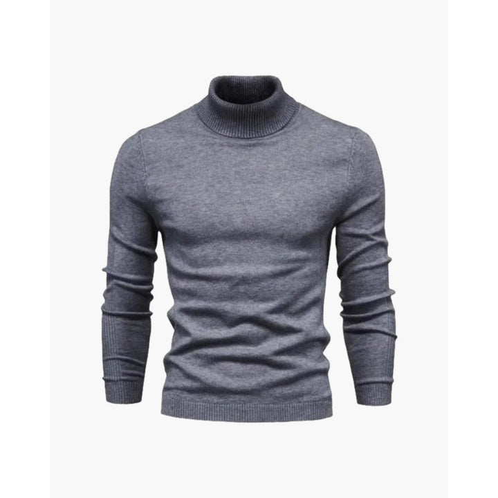 Pull Cameron col roulé slim fit – maille fine douce pour homme