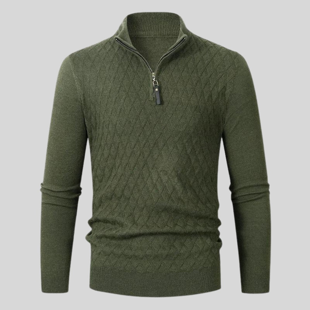 Pull Felix Essentials – maille texturée souple et polyvalente