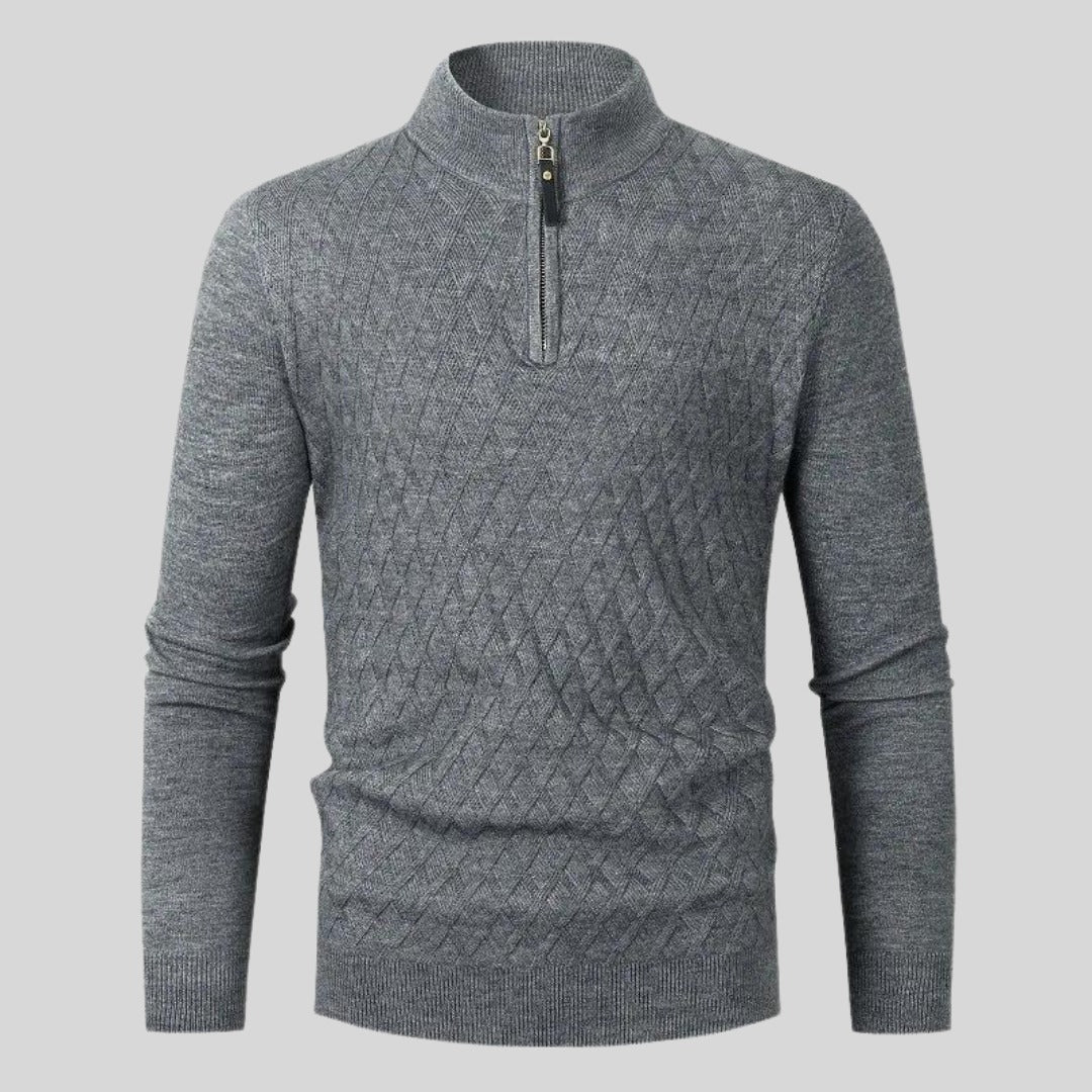 Pull Felix Essentials – maille texturée souple et polyvalente