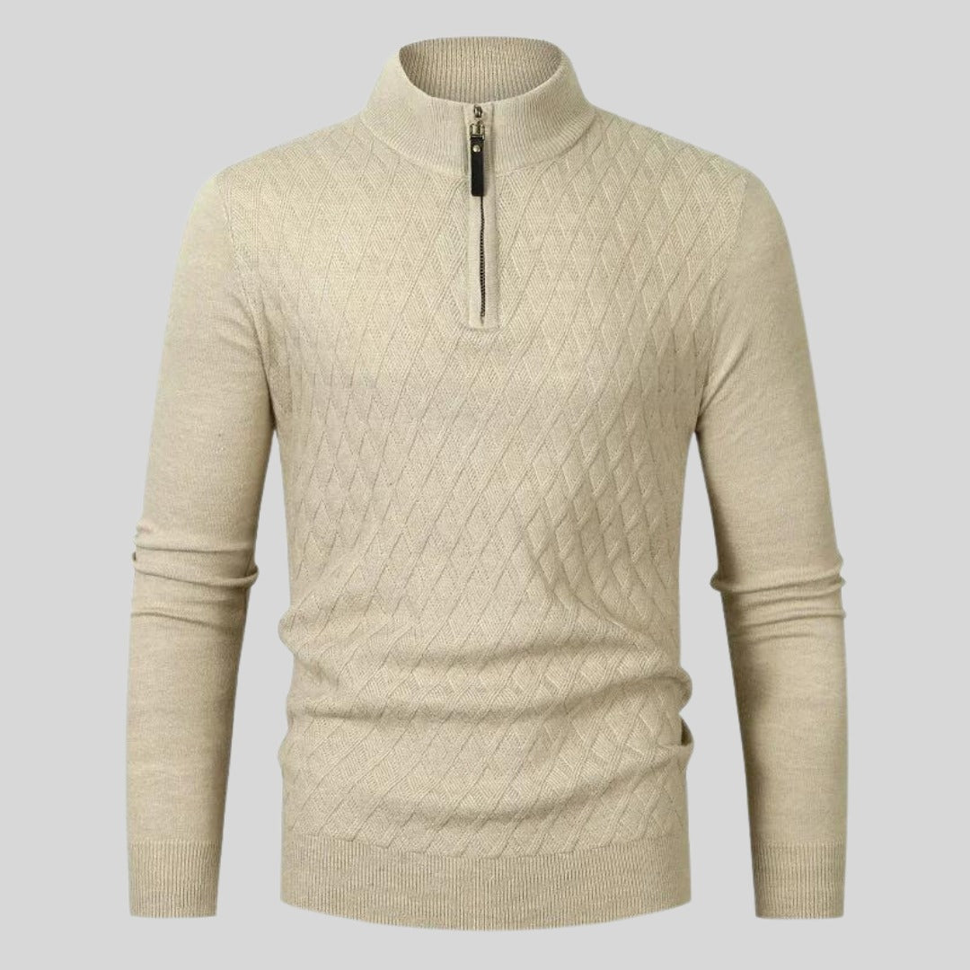 Pull Felix Essentials – maille texturée souple et polyvalente