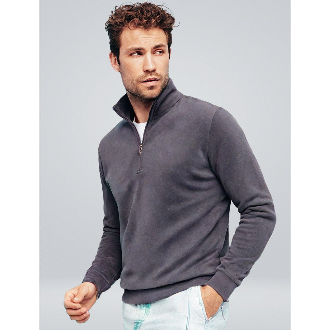 Pull Max en polaire à col demi-zip – chaud et léger