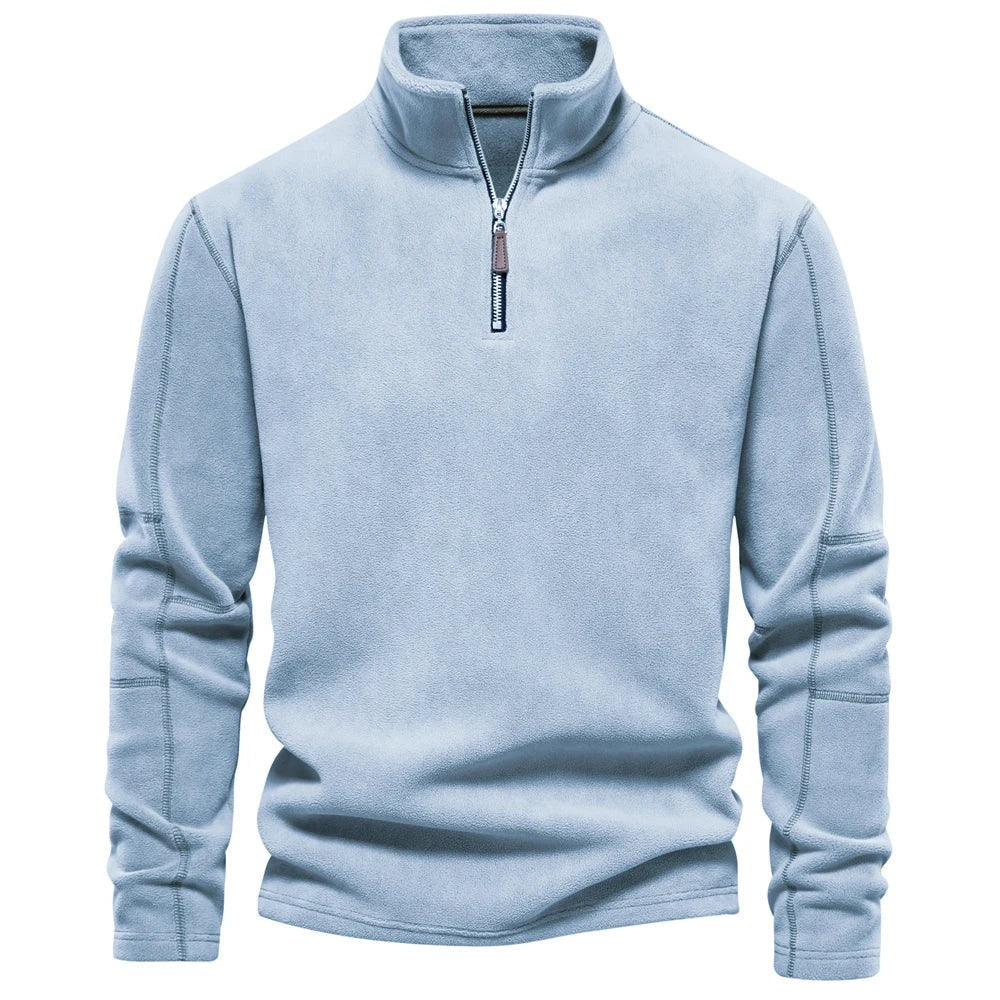 Pull Max en polaire à col demi-zip – chaud et léger