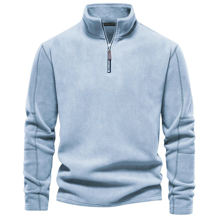 Pull Max en polaire à col demi-zip – chaud et léger