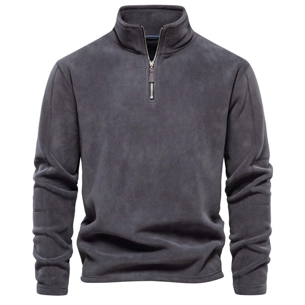 Pull Max en polaire à col demi-zip – chaud et léger