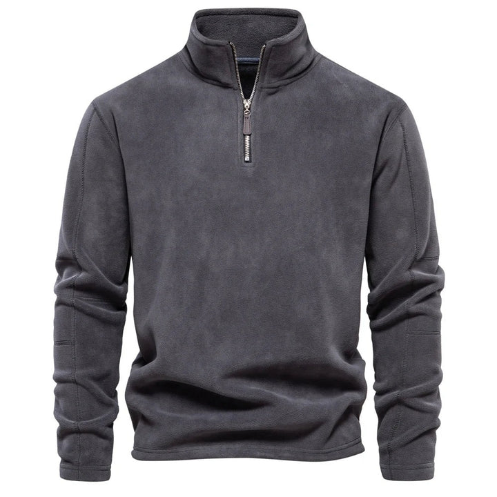 Pull Max en polaire à col demi-zip – chaud et léger