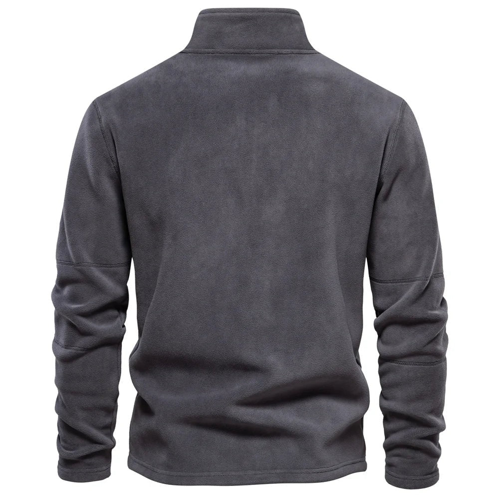 Pull Max en polaire à col demi-zip – chaud et léger