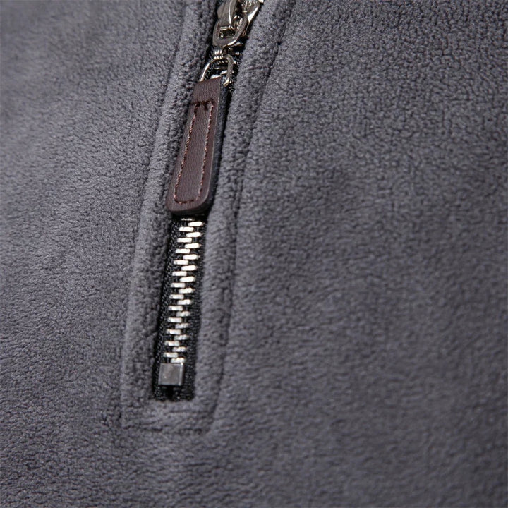 Pull Max en polaire à col demi-zip – chaud et léger