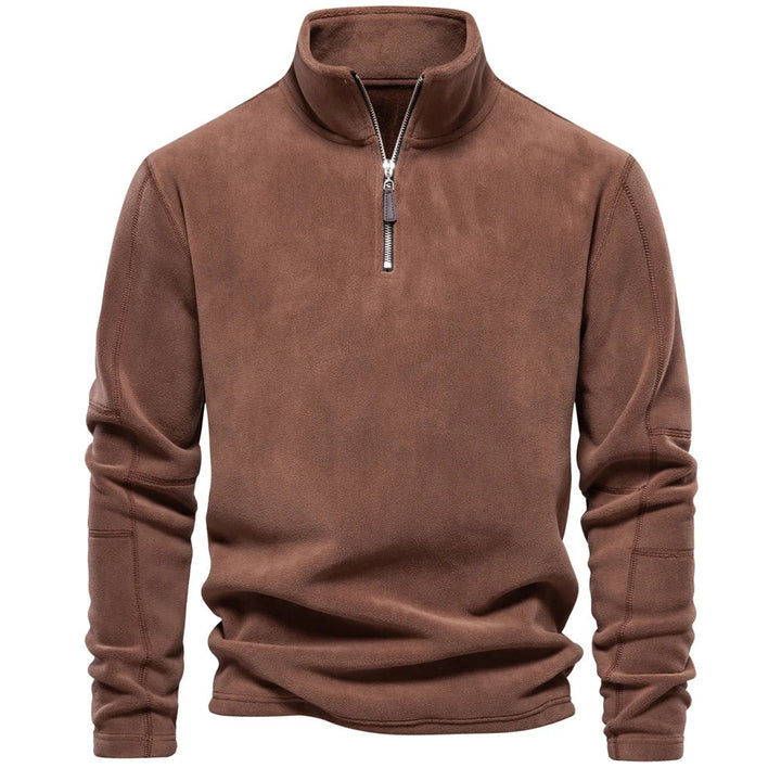 Pull Max en polaire à col demi-zip – chaud et léger
