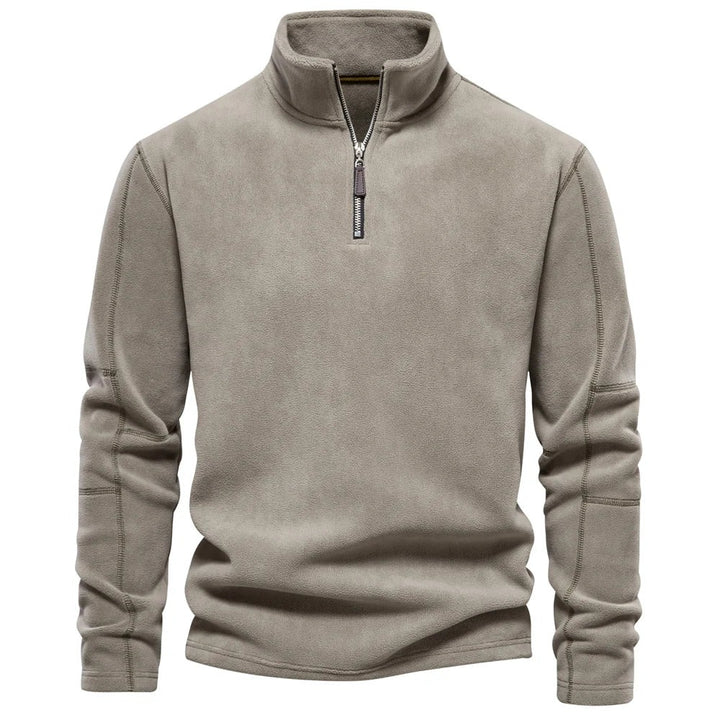 Pull Max en polaire à col demi-zip – chaud et léger