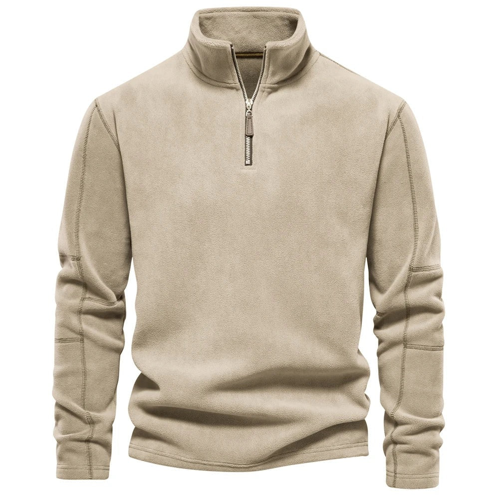 Pull Max en polaire à col demi-zip – chaud et léger