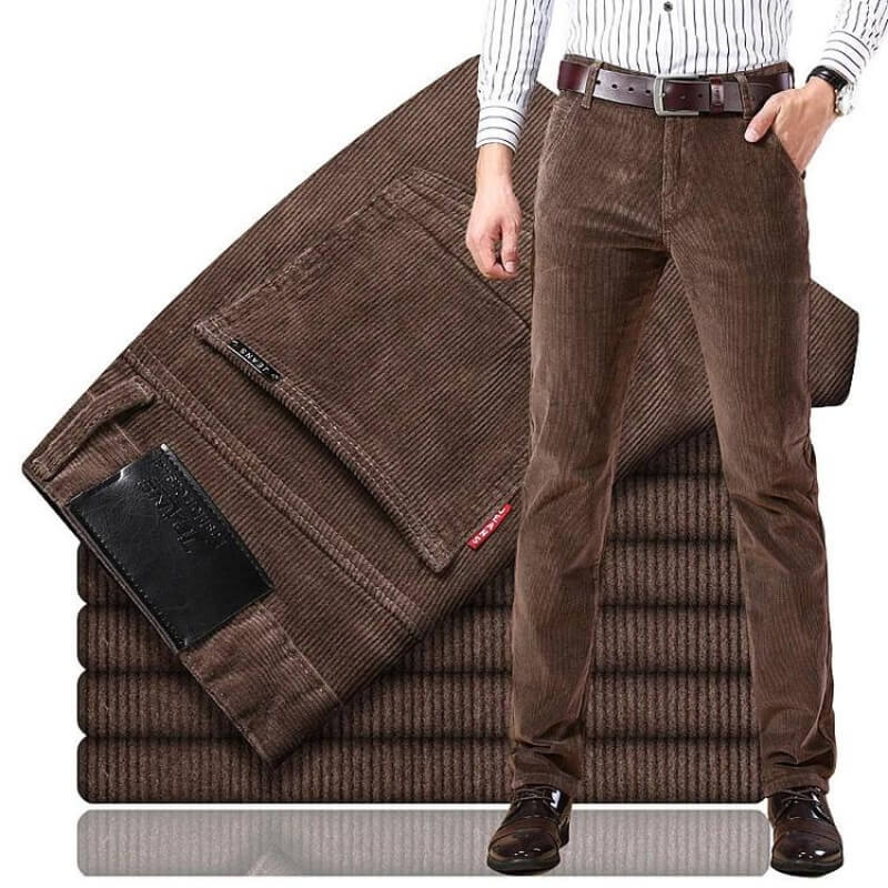 Pantalon en velours côtelé homme – élégance intemporelle