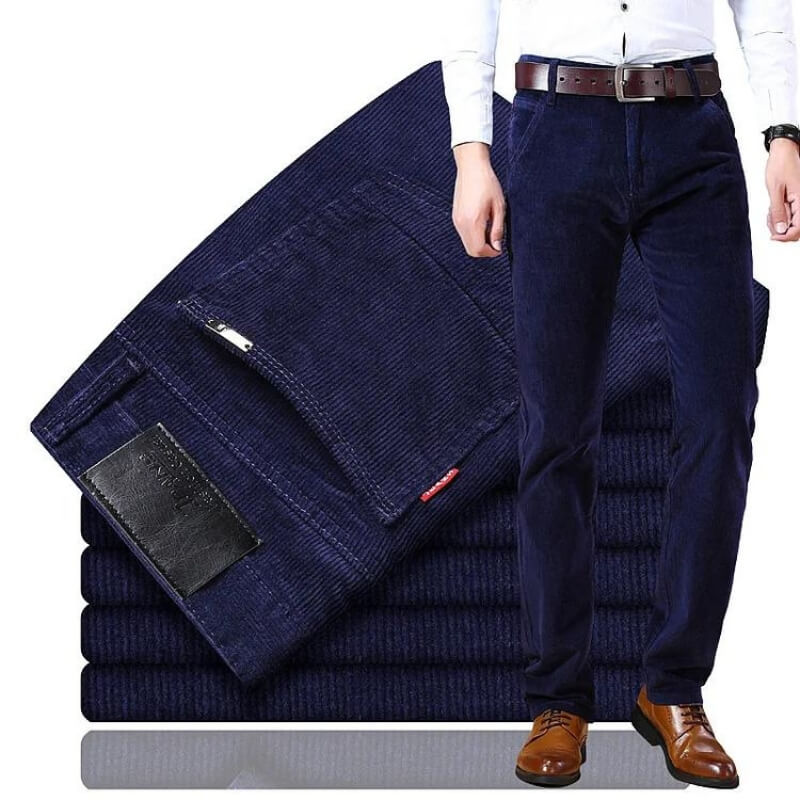 Pantalon en velours côtelé homme – élégance intemporelle