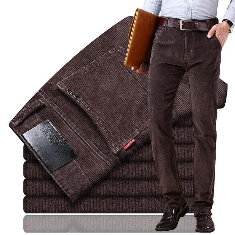 Pantalon en velours côtelé homme – élégance intemporelle