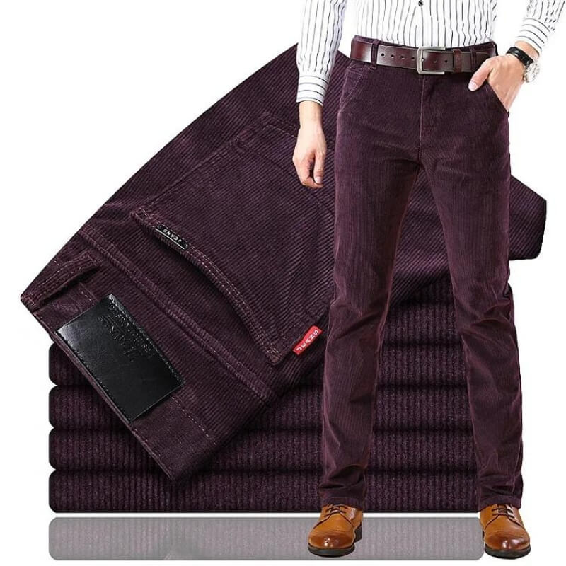 Pantalon en velours côtelé homme – élégance intemporelle