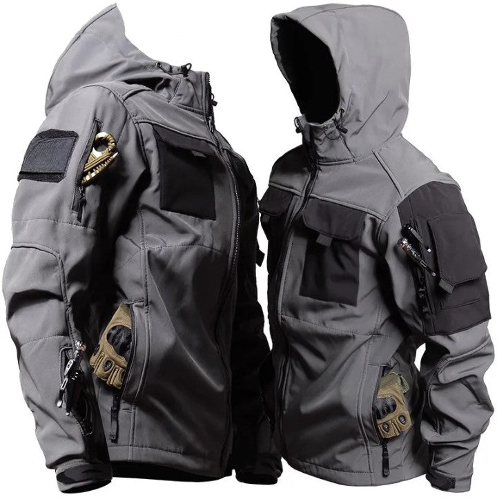 Veste softshell tactique imperméable – coupe-vent unisexe