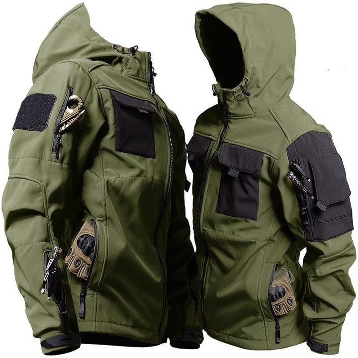 Veste softshell tactique imperméable – coupe-vent unisexe