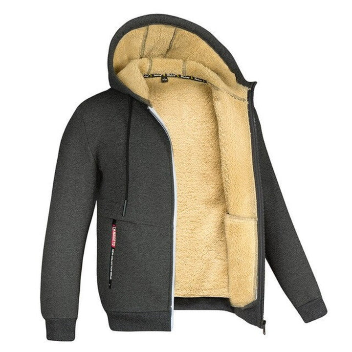 Cardigan homme en laine à capuche – douceur et chaleur