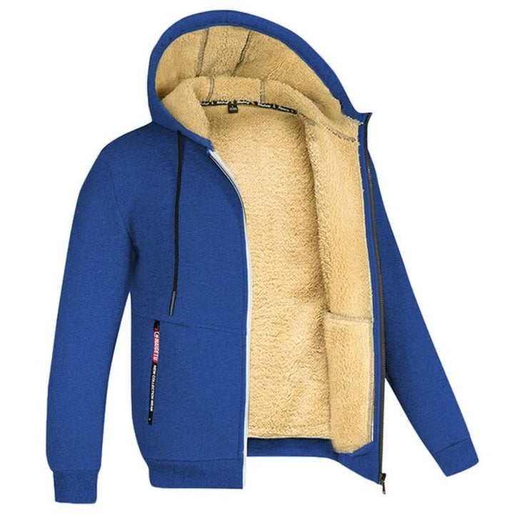Cardigan homme en laine à capuche – douceur et chaleur