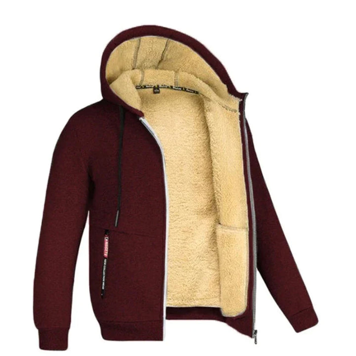 Cardigan homme en laine à capuche – douceur et chaleur