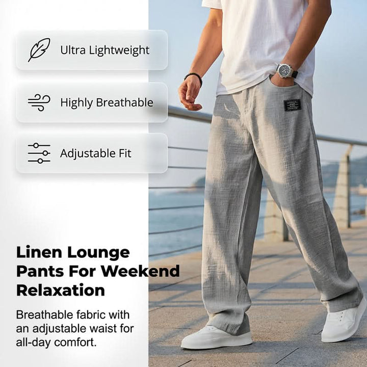 Pantalon homme léger et respirant Max – coupe décontractée