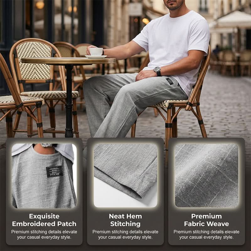 Pantalon homme léger et respirant Max – coupe décontractée