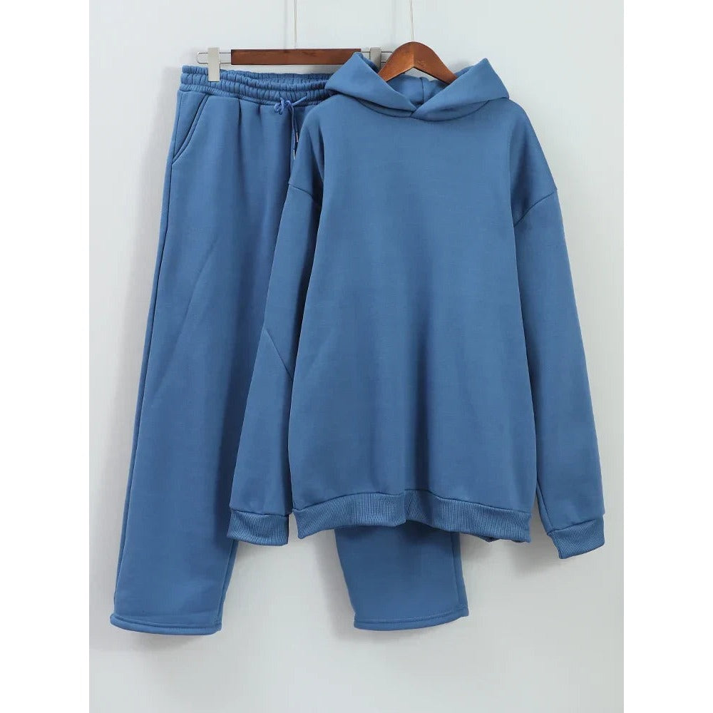Survêtement oversize homme – hoodie et pantalon assortis