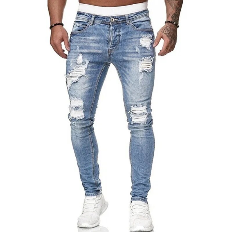 Jean fuselé Thomas en denim – coupe ajustée homme