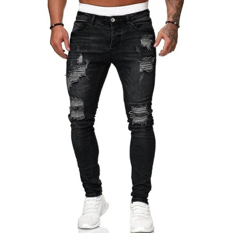 Jean fuselé Thomas en denim – coupe ajustée homme
