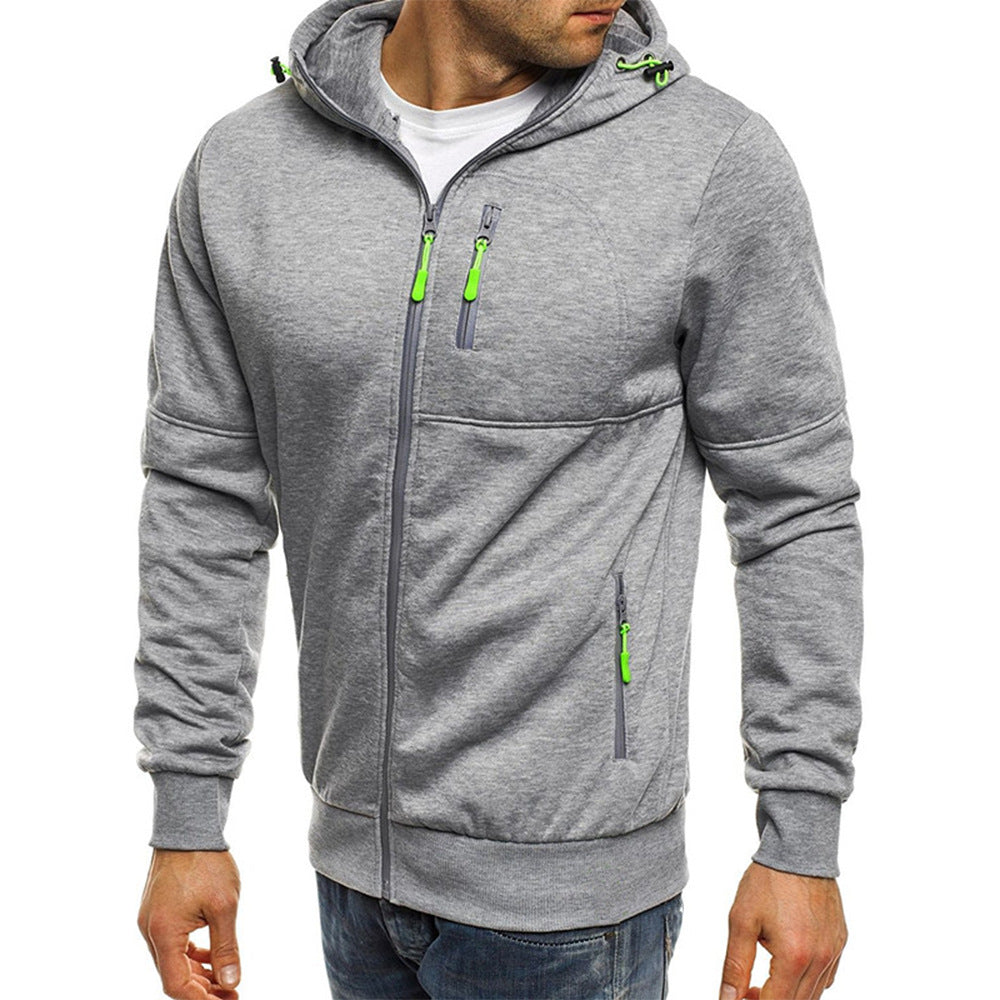 Hoodie Tommy homme en laine avec zip – style et confort