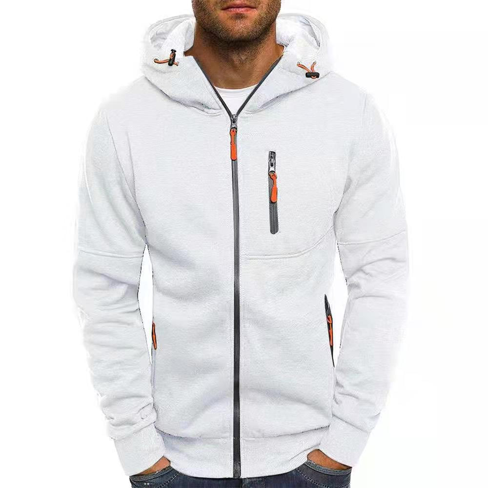 Hoodie Tommy homme en laine avec zip – style et confort