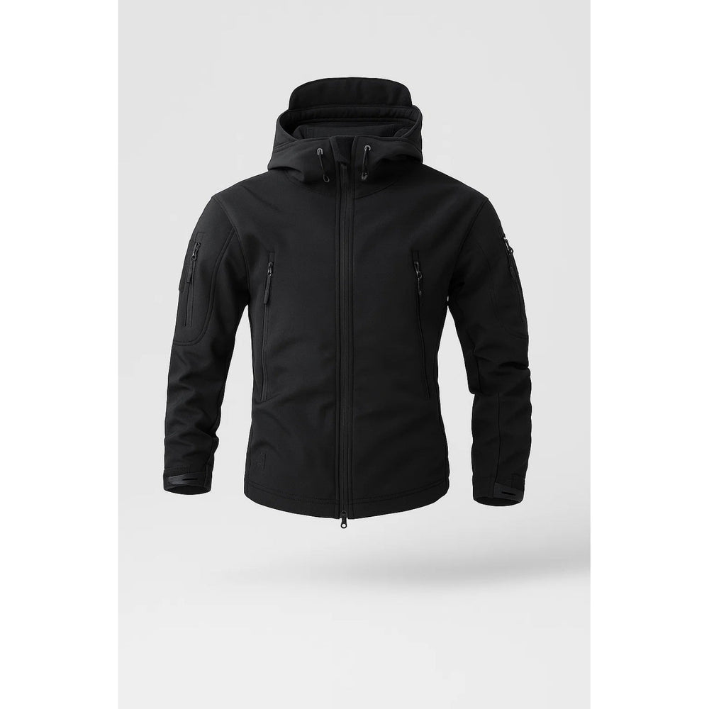 Veste à capuche homme fonctionnelle – zip et poches multiples