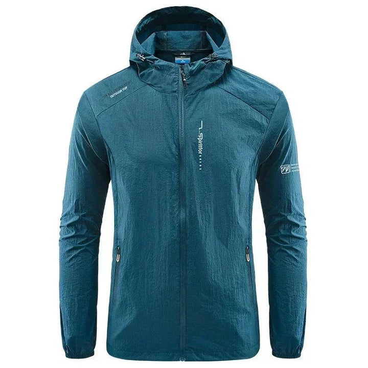 Veste d'été ultra légère homme à capuche – coupe-vent