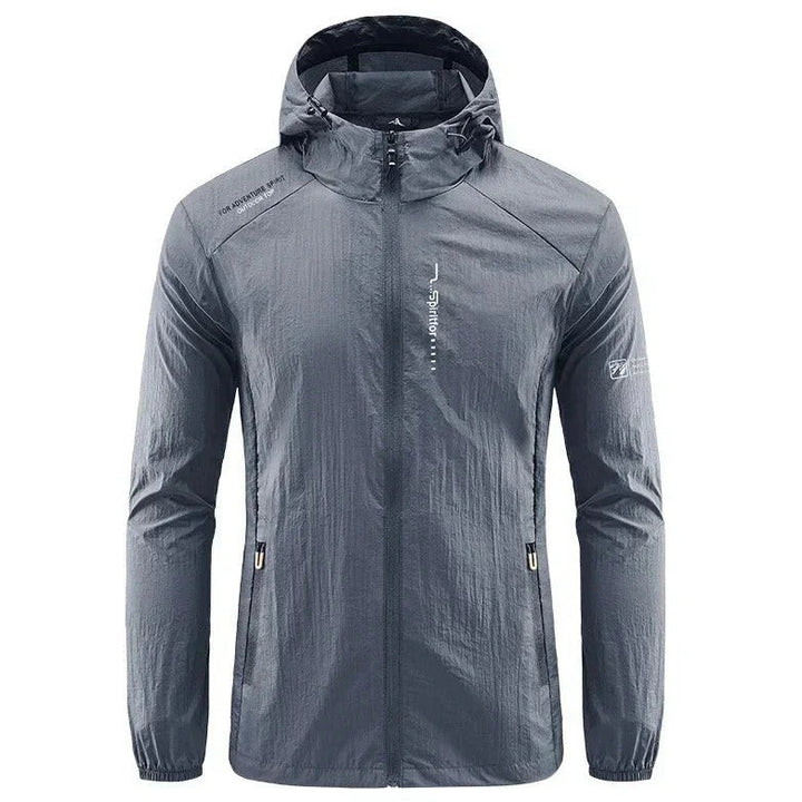 Veste d'été ultra légère homme à capuche – coupe-vent