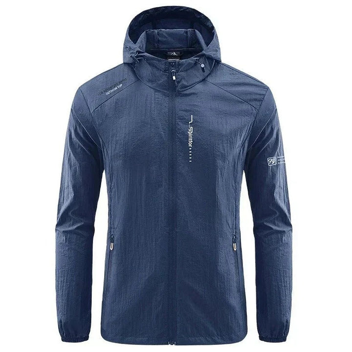 Veste d'été ultra légère homme à capuche – coupe-vent