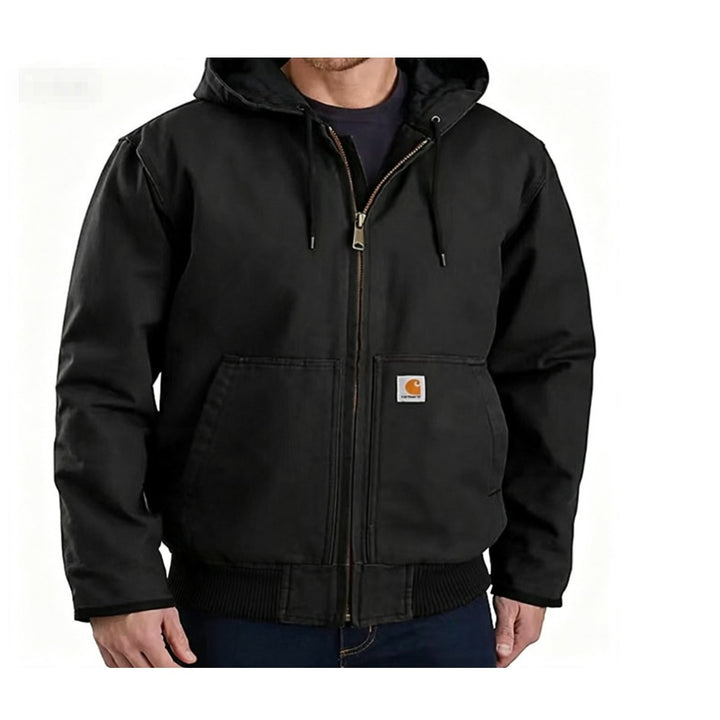 Veste d'hiver homme vintage à capuche – look intemporel