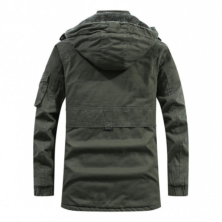 Veste d'hiver matelassée à capuche – robuste pour l'outdoor