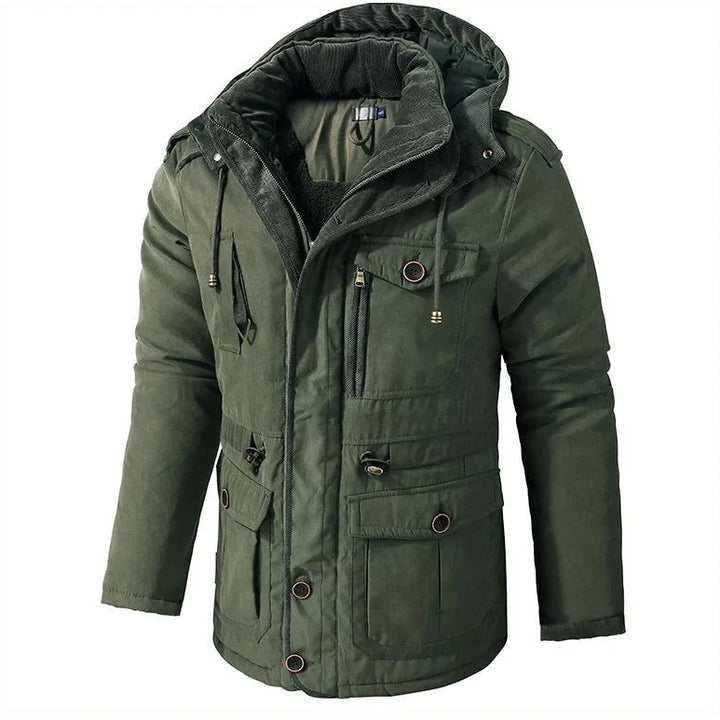 Veste homme à doublure chaude – coupe-vent et déperlante