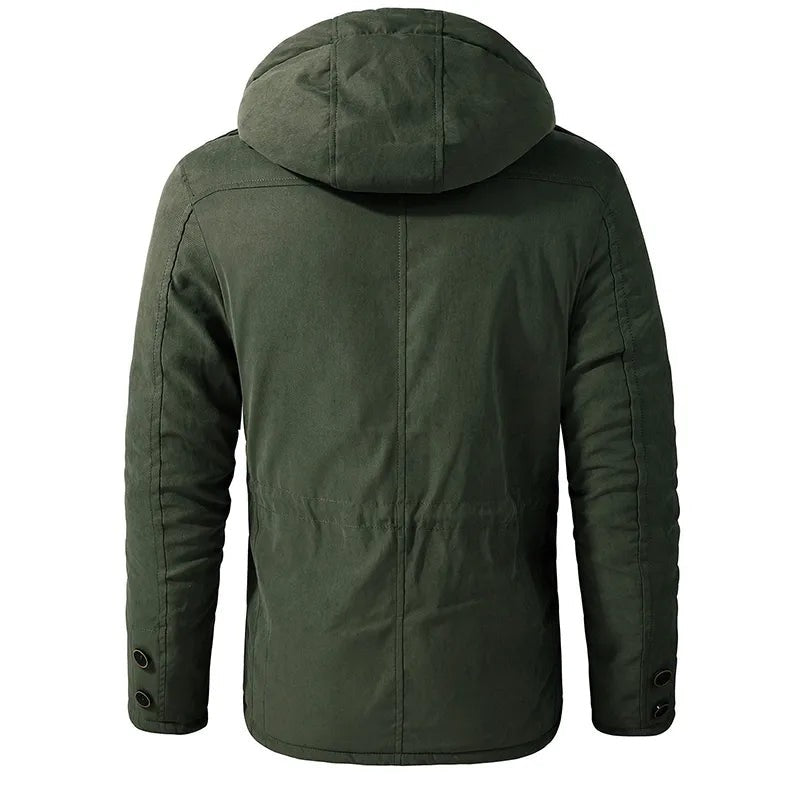 Veste homme à doublure chaude – coupe-vent et déperlante