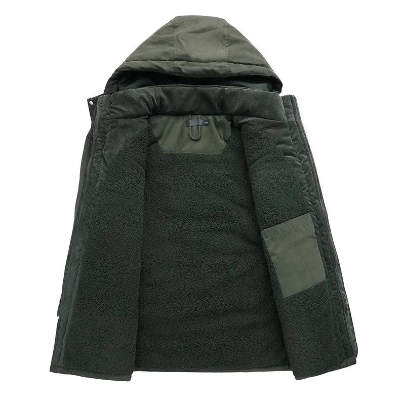 Veste homme à doublure chaude – coupe-vent et déperlante