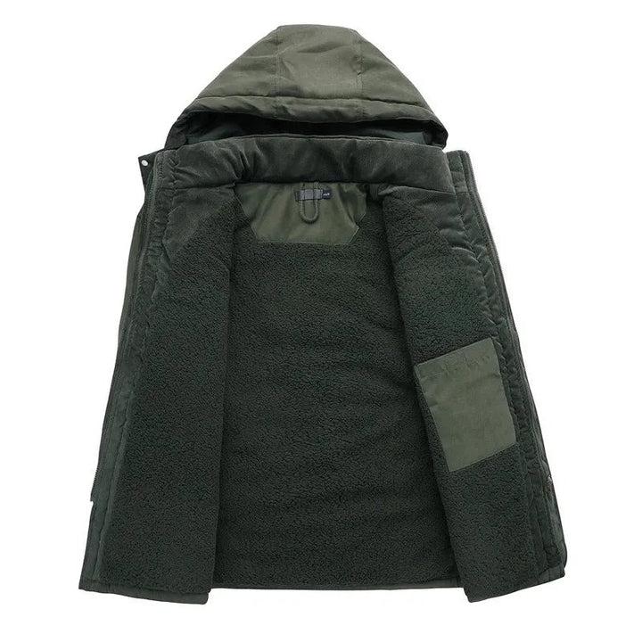 Veste homme à doublure chaude – coupe-vent et déperlante