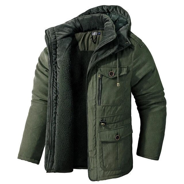 Veste homme à doublure chaude – coupe-vent et déperlante