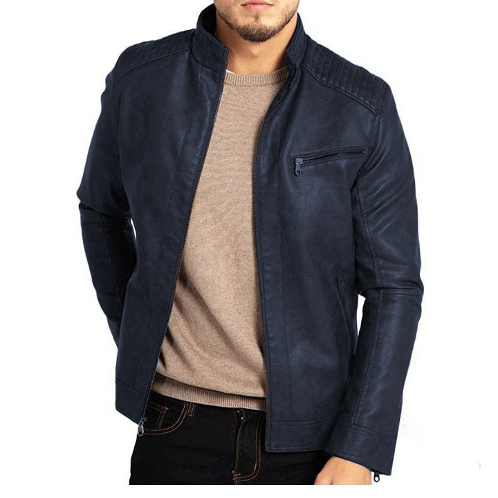 Veste homme en cuir – élégance intemporelle et raffinée