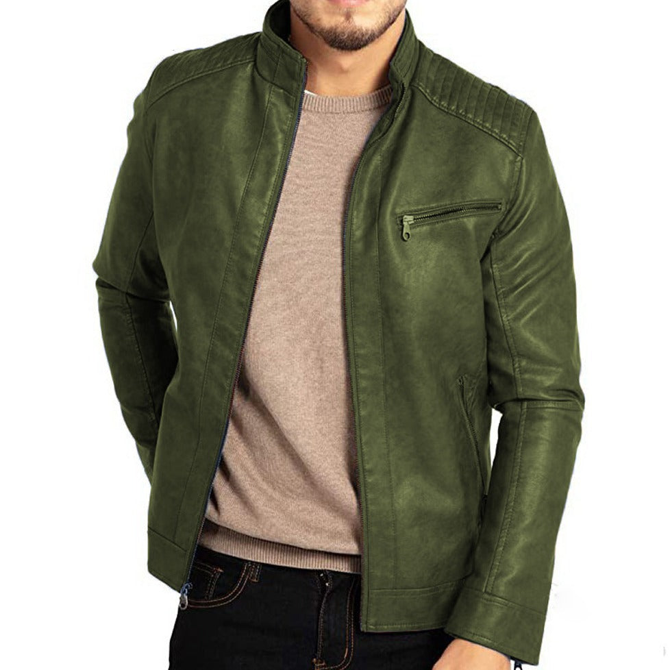 Veste homme en cuir – élégance intemporelle et raffinée