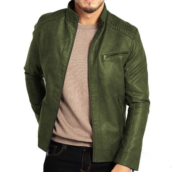 Veste homme en cuir – élégance intemporelle et raffinée