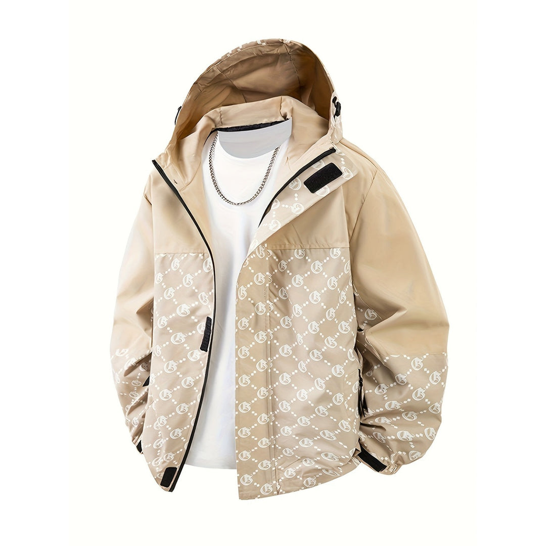 Veste homme oversize à capuche zippée – look moderne