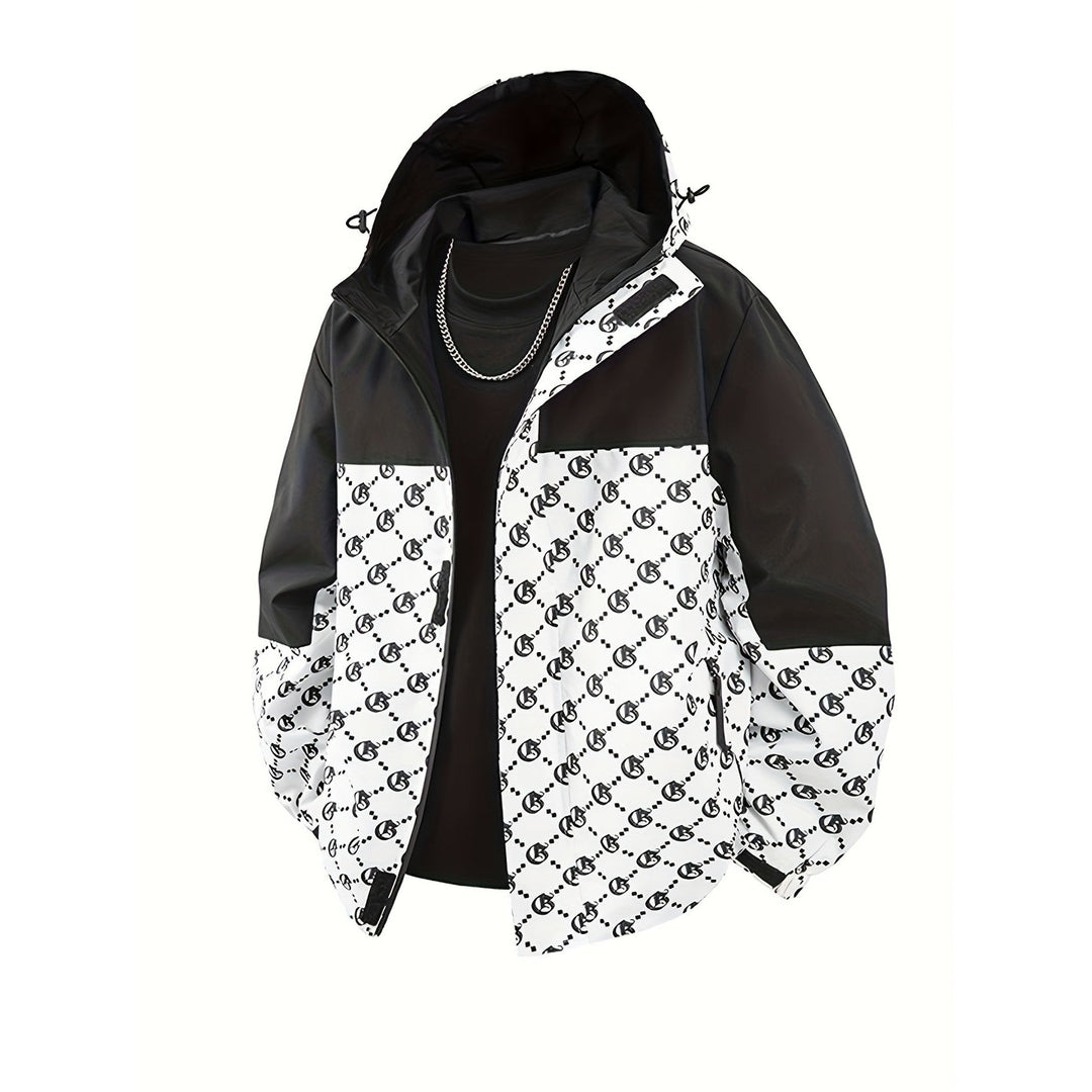 Veste homme oversize à capuche zippée – look moderne
