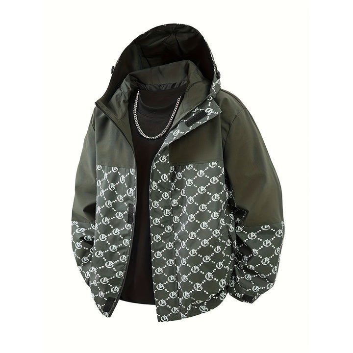 Veste homme oversize à capuche zippée – look moderne