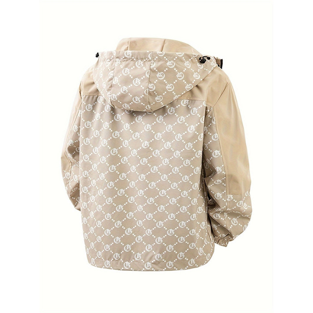 Veste homme oversize à capuche zippée – look moderne